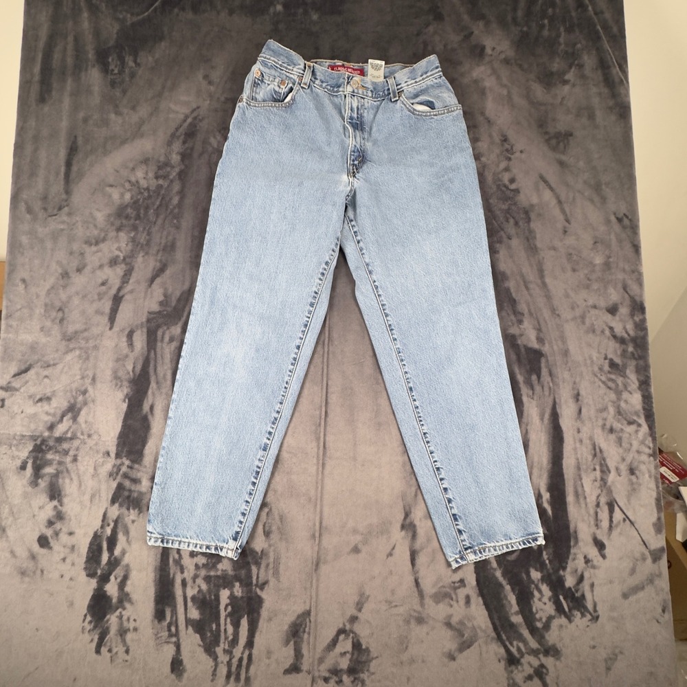 Levis 550 Jeans Womens 12 S Light Wash Relaxed Fit Tapered Leg High Rise Denim